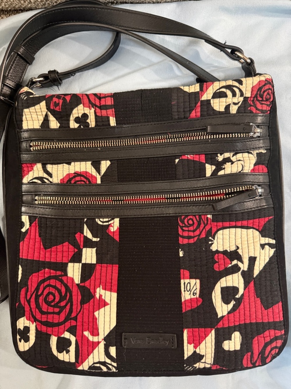 Disney Vera Bradley Alice in Wonderland Quilted Crossbody Bag